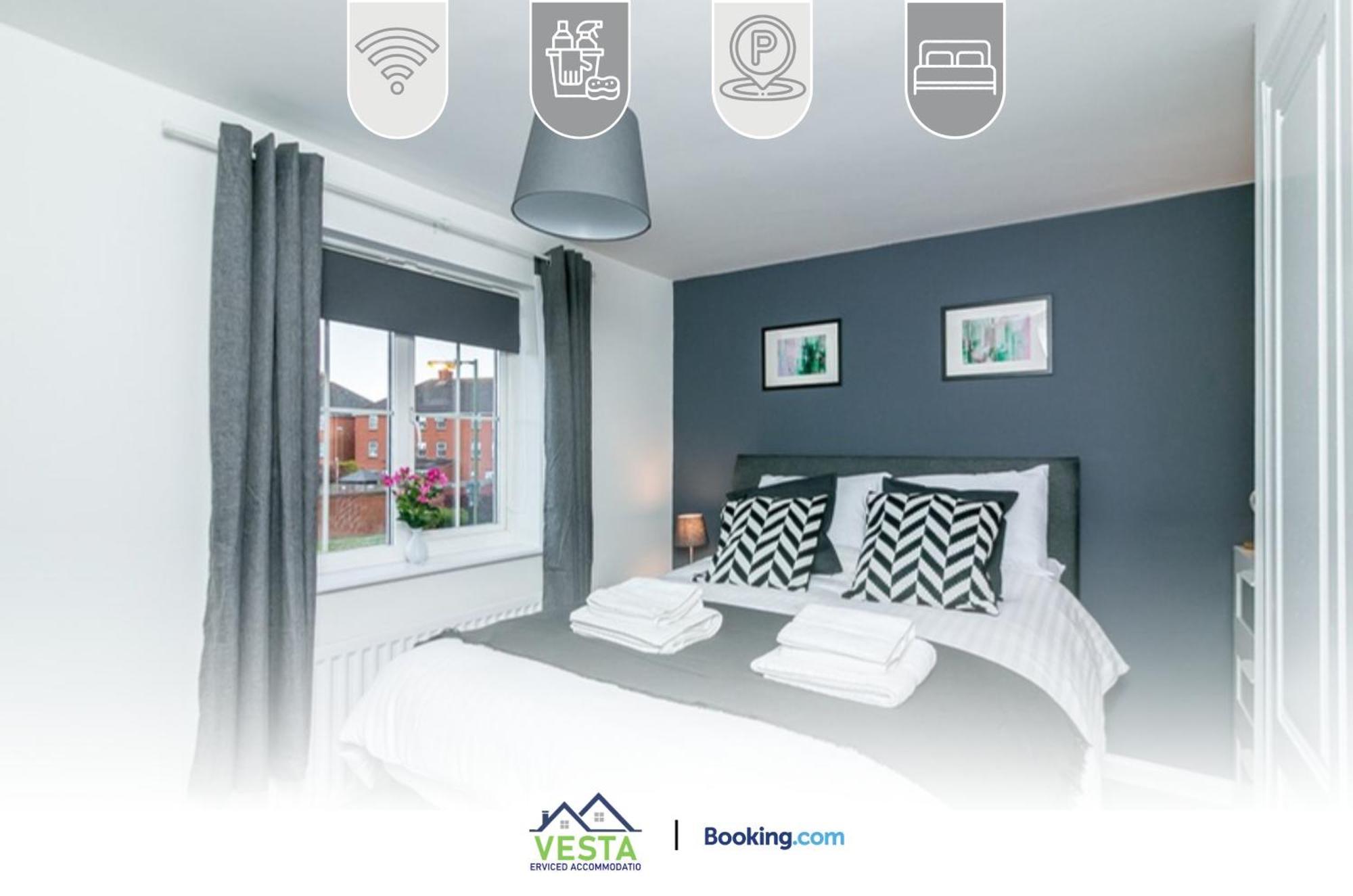 Three Bedroom Apartment By Vesta Serviced Accommodation & Short Lets Hatfield With Free Parking Εξωτερικό φωτογραφία